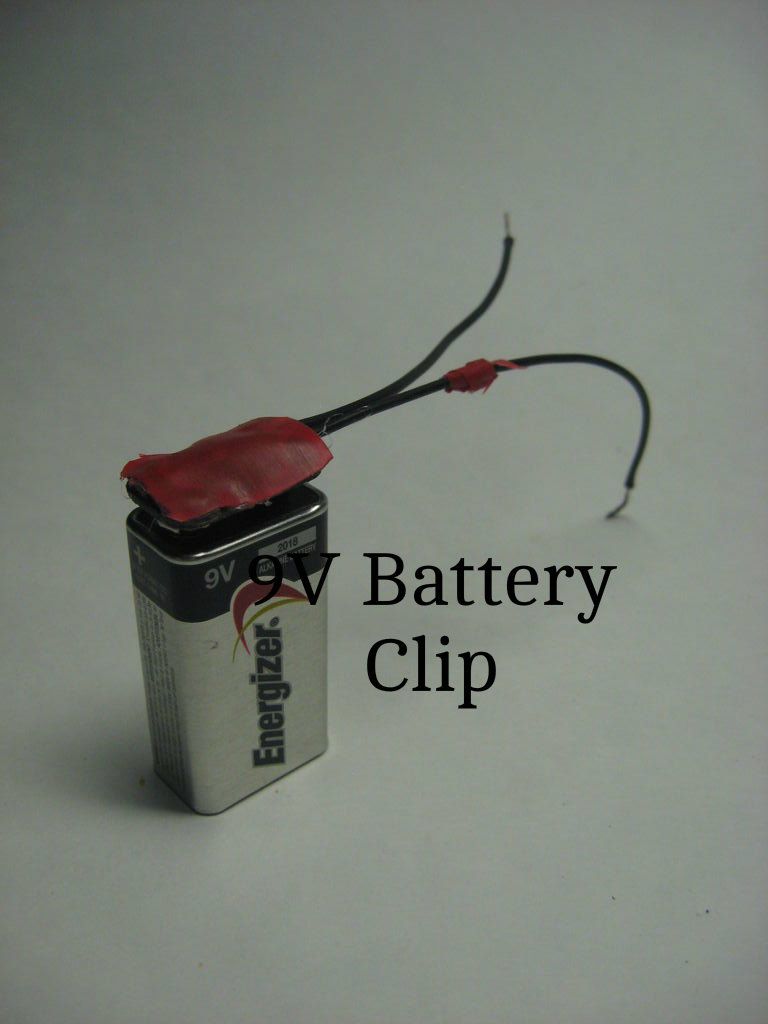 9 Volt Battery Clip