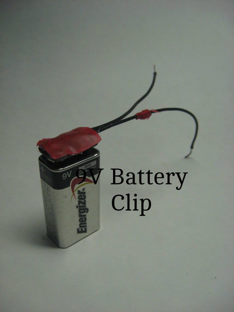 9 Volt Battery Clip 6 Steps Instructables