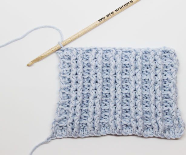 How to Crochet 2 X 2 Rib Stitch
