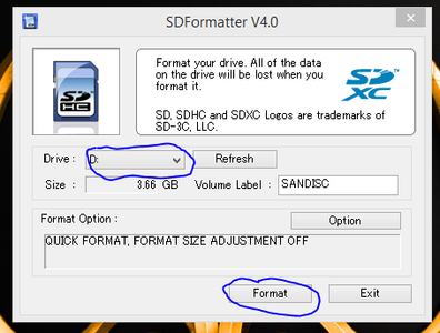 Setting Up the SD Card