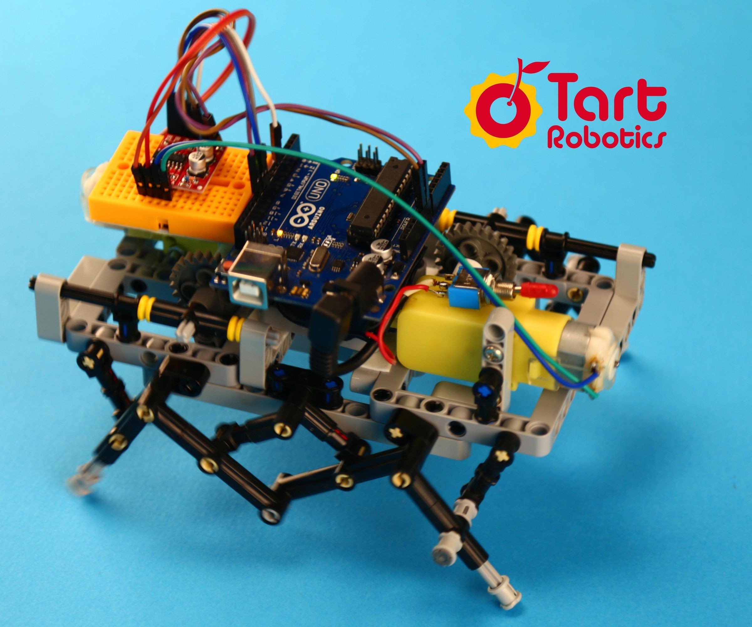 A DIY Hexapod Robot With Arduino, 3D Printed, and Lego-compatible Parts