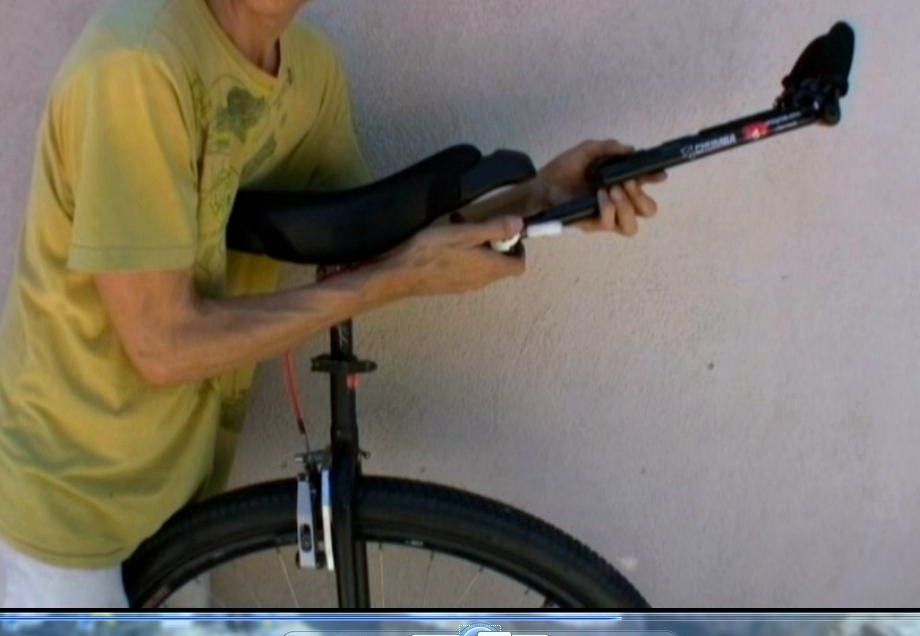 Touring bar modification for 36" unicycle!