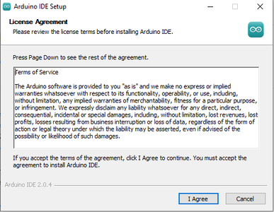 Select "I Agree" on the Window That Pops Up