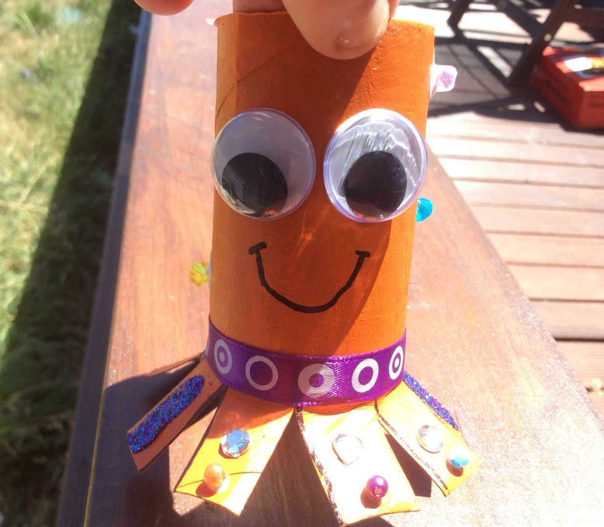 Cute Recycled Octopus 
