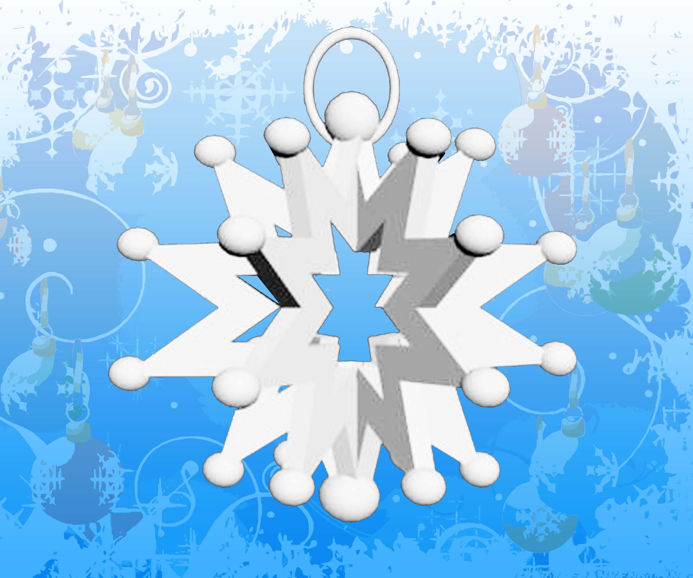 3D Snowflake
