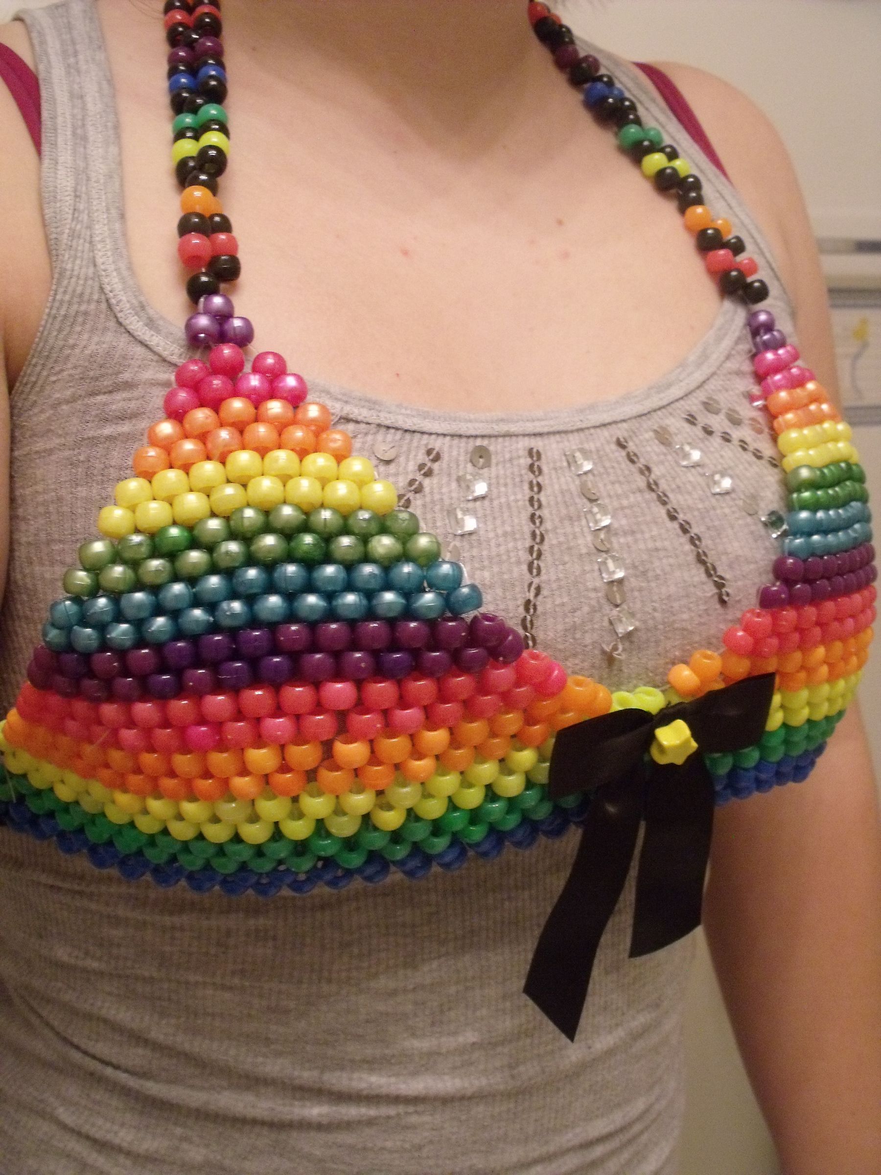 Pony Bead Bikini Top
