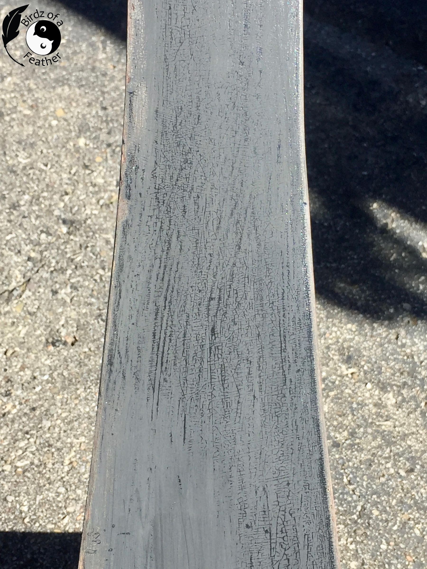 How to Prevent Paint Bleed Grain Sack Stencil Rocking Chair 10 Steps