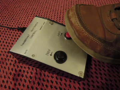 Foot Switch Control for PowerPoint Slides