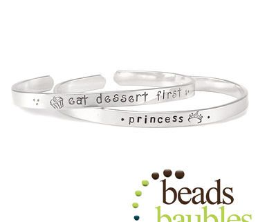 Say It on Your Wrist, Stamped Cuff Jewelry With Lisa Niven Kelly at Beaducation - Step by Step Jewelry Making Video Tutorial