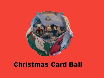 Christmas Card Ball