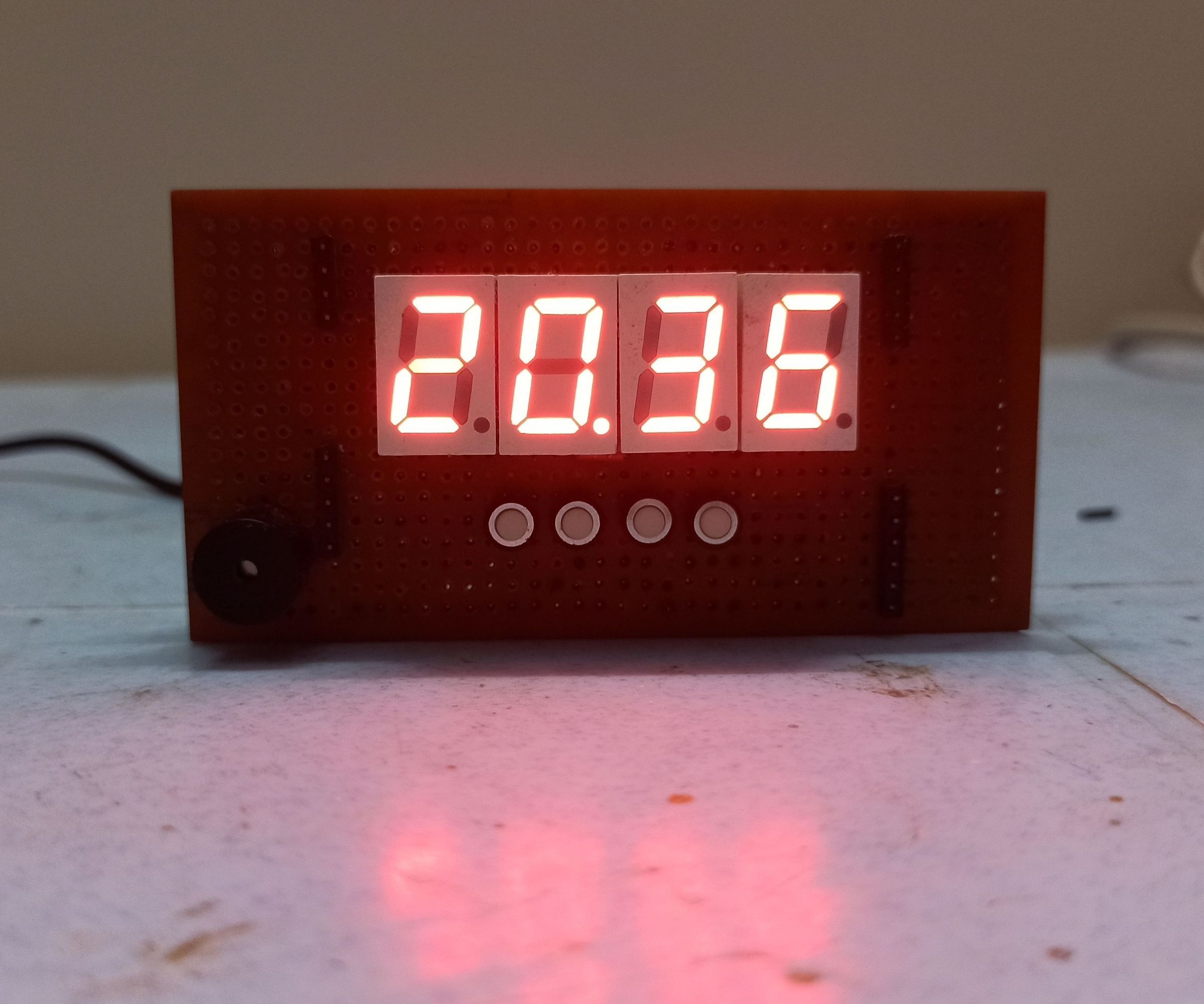 DIY Digital Clock Using ATmega328p, RTC DS3231  and Seven Segment Displays