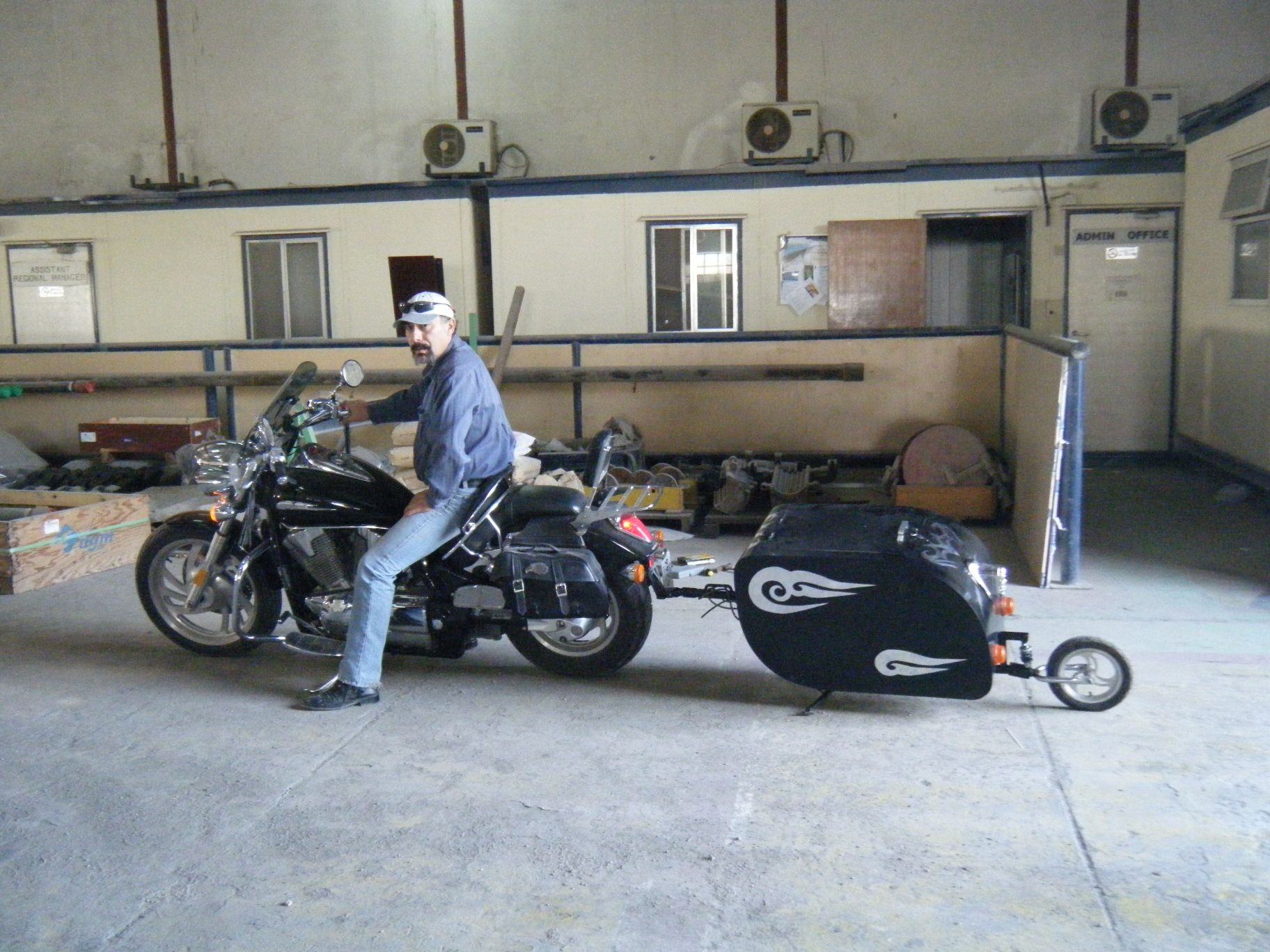 Motorcycle Single Tire Trailer