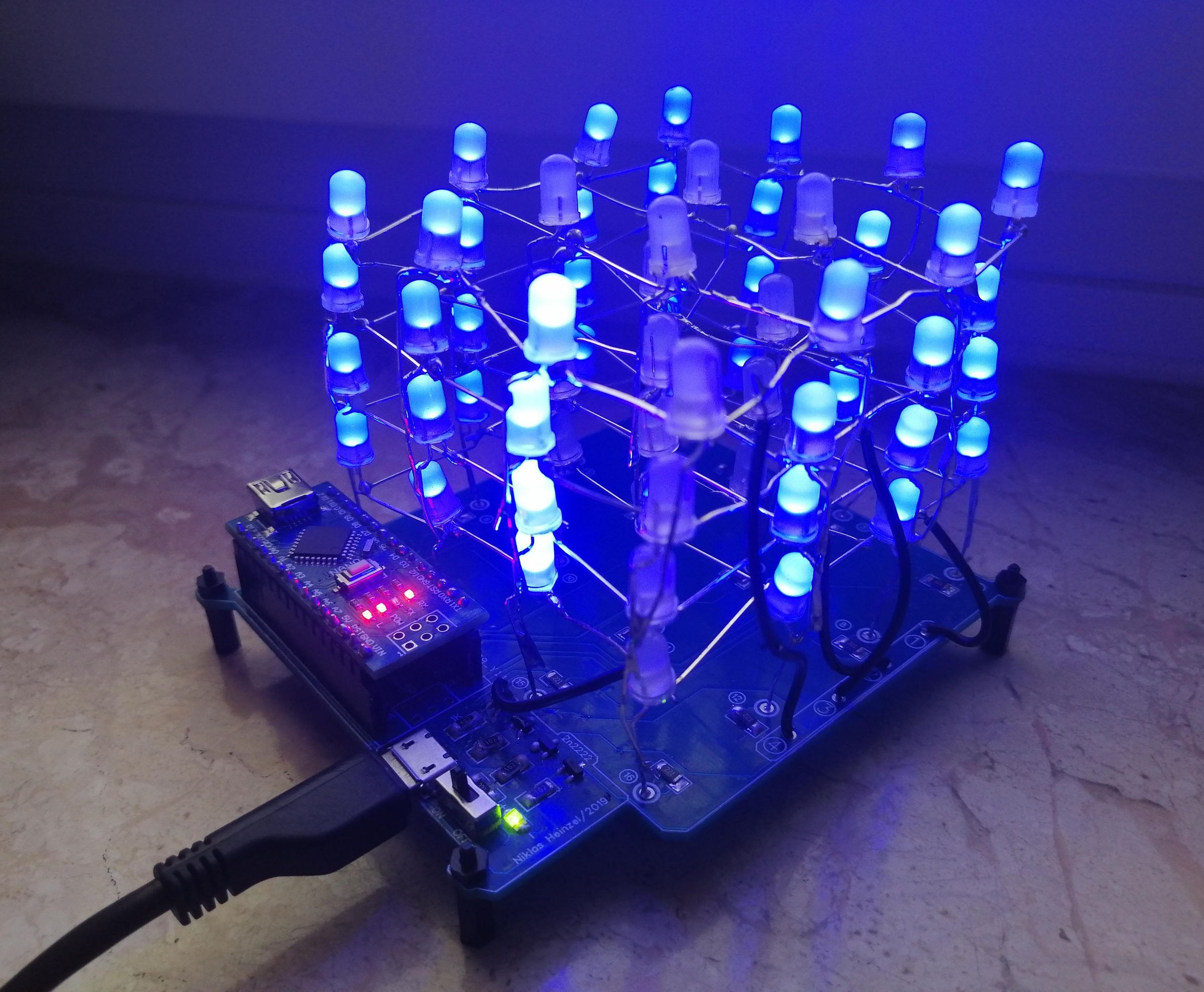  LED-Cube 4x4x4