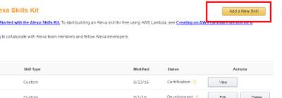 Make a Custom Alexa Skill