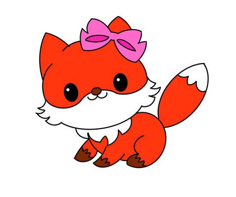 Draw a Cute Fox for Kids