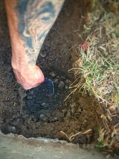 Çim ve Kazı Deliklerini Çıkarın