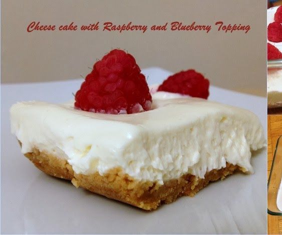 Chesse Cake With Berry Toppings
