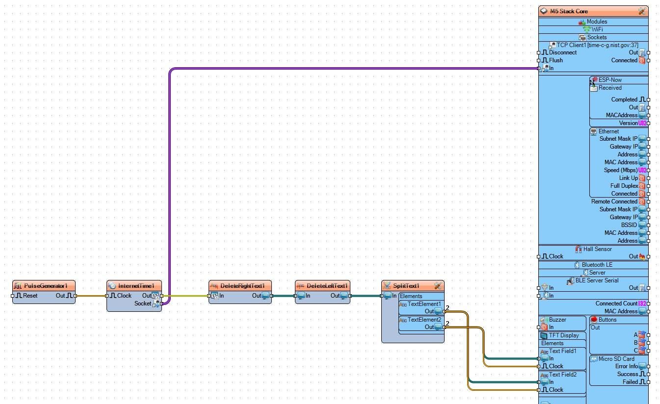 In Visuino Connect Components