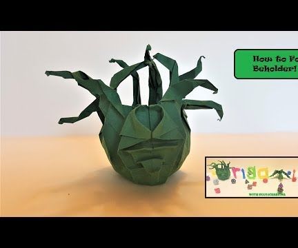 Origami Beholder Tutorial - OrigaMinis With Plus4Charisma Ep. 1