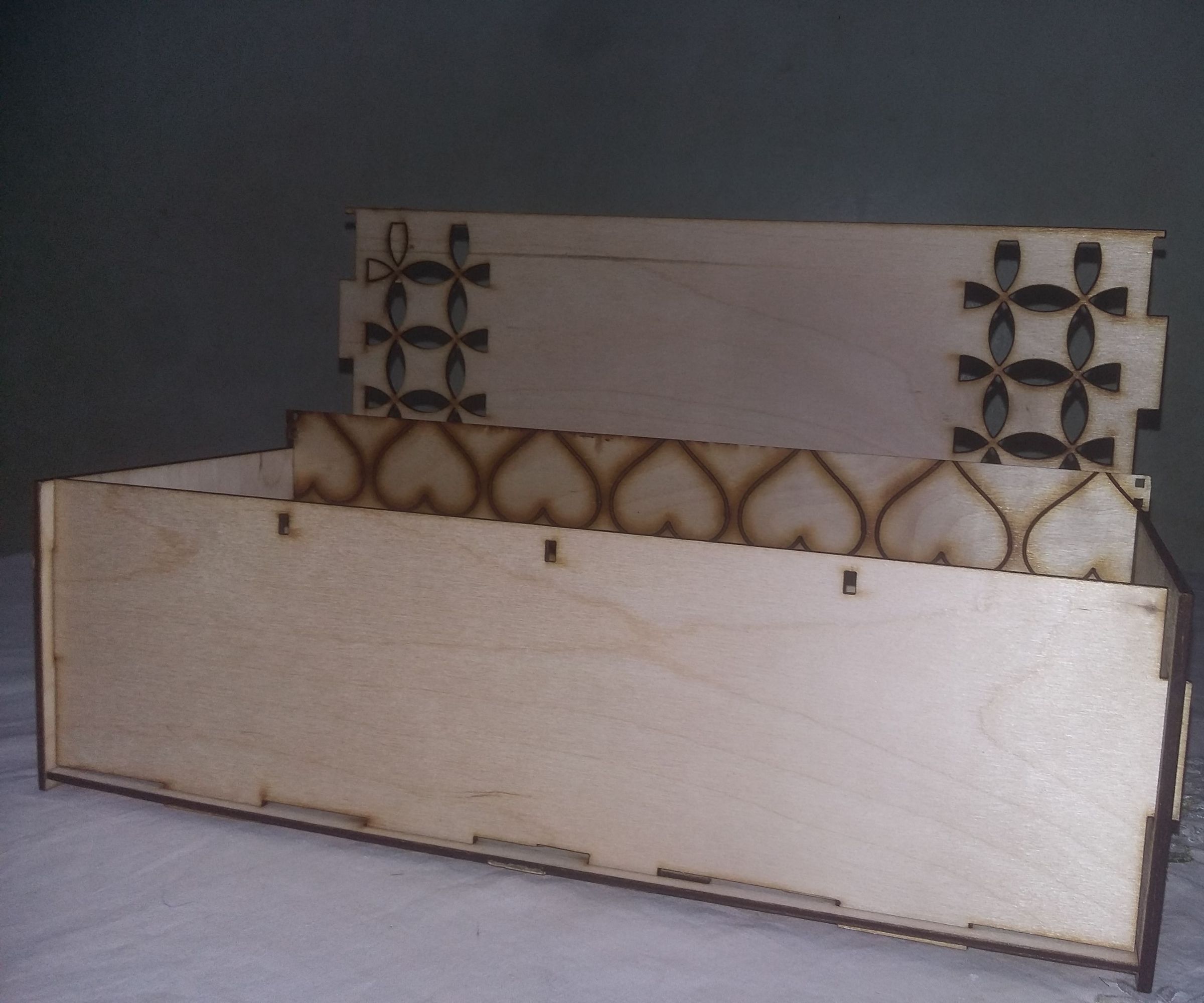 Desk organizer and a box