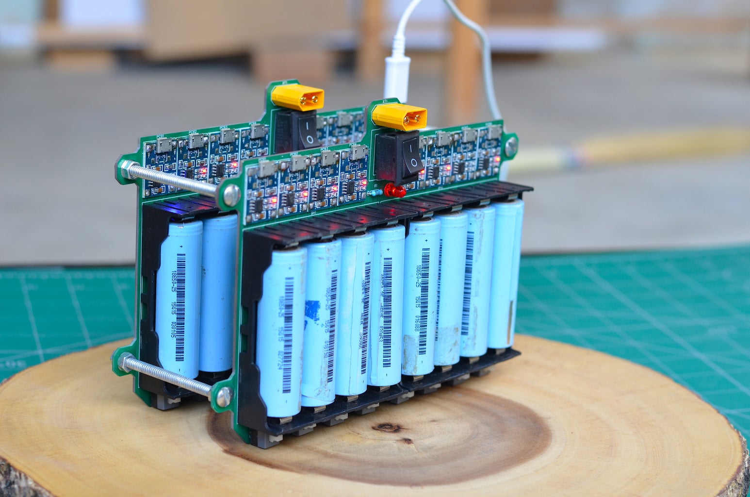 DIY 18650 Lithium Ion Cells Charging Grid 7 Steps with Pictures Circuit Diagram
