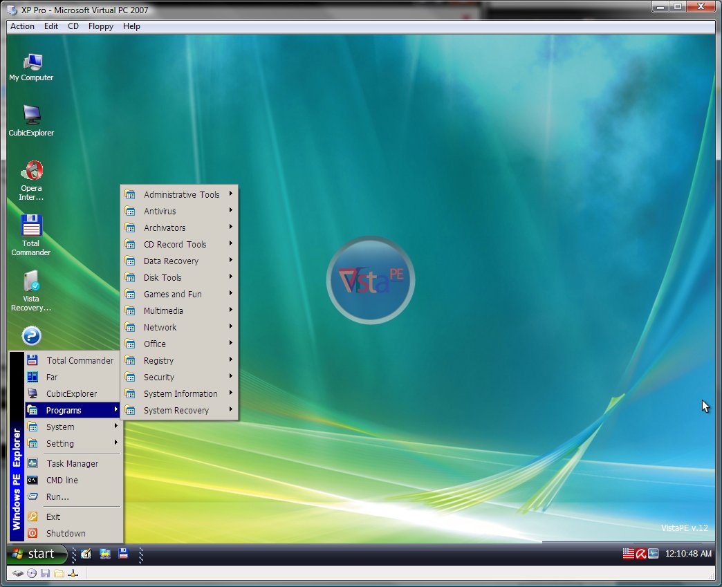 Create a Bootable USB Drive With VistaPE : 8 Steps