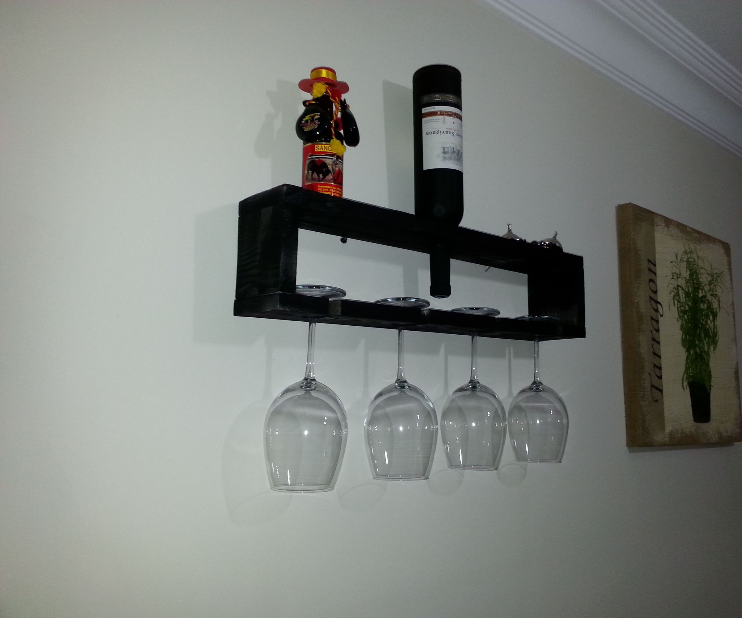 Reclaimed Pallet Wine Rack