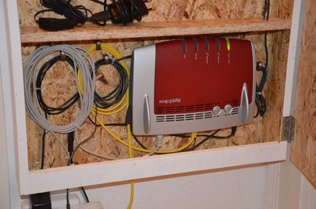 How to Hide Your Router - Router Cabinet : 9 Steps (with Pictures ...