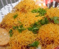 Sev Puri (Indian Snack)