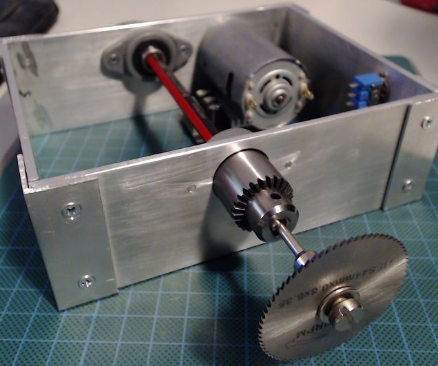 Pulley Driven Mini Table Saw