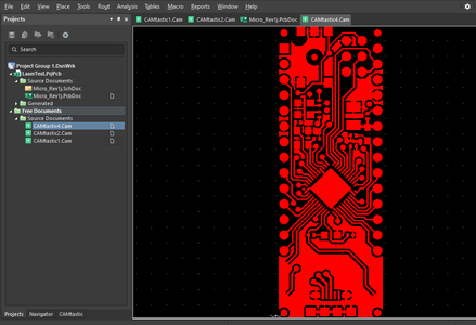 Export Gerber File From Board Layout