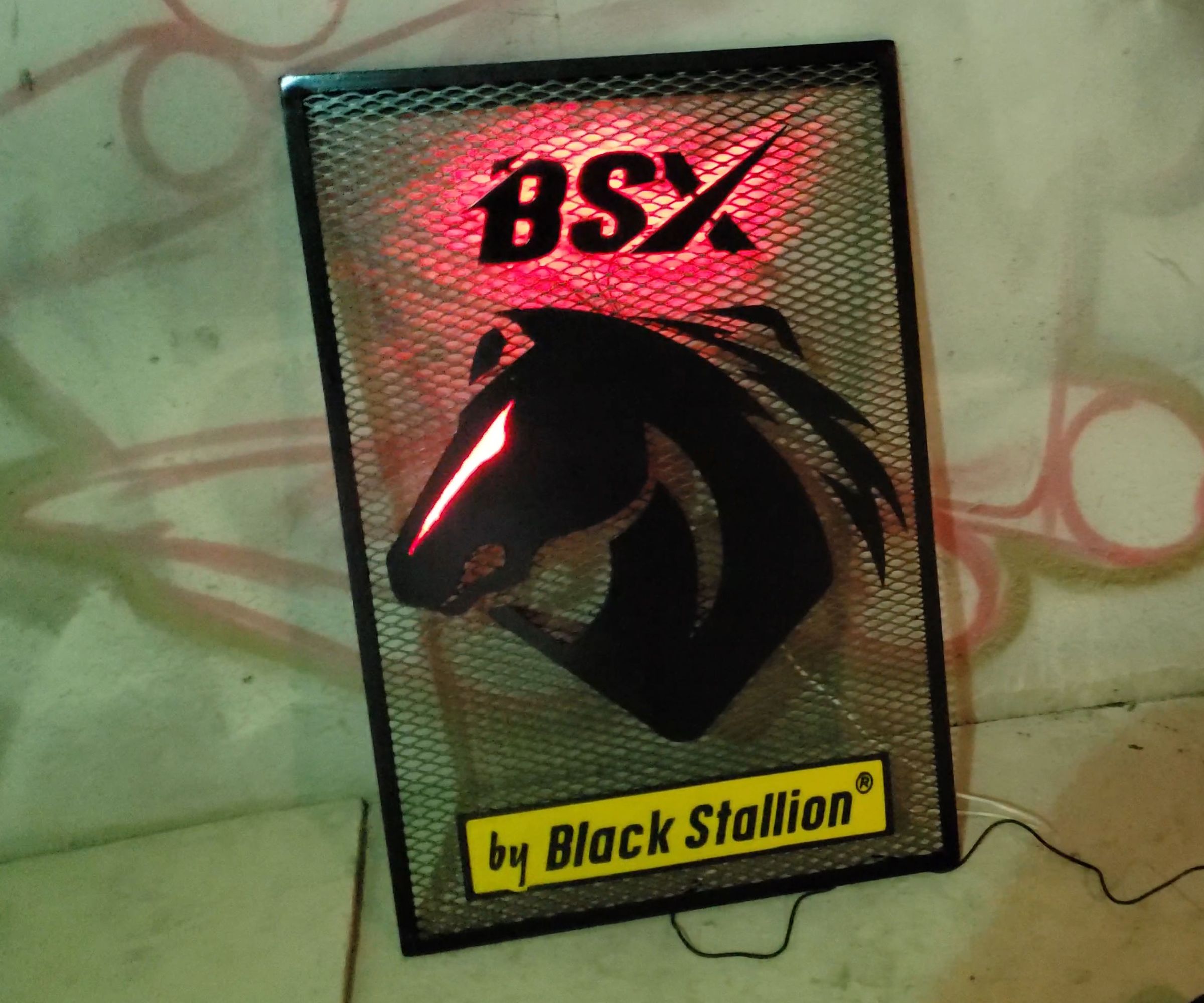 Stud Mounted Sign With 3D Printed Letters