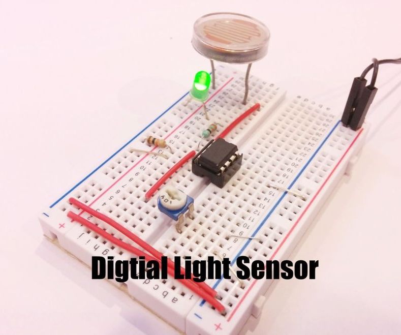Digital Light Sensor Using LM358 5 Steps Instructables