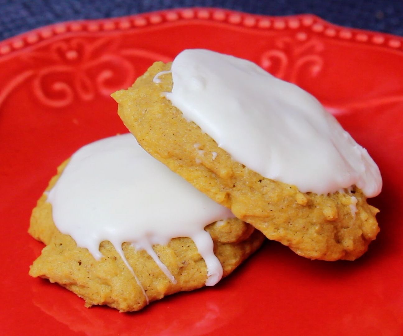 Frosted Pumpkin Cookies