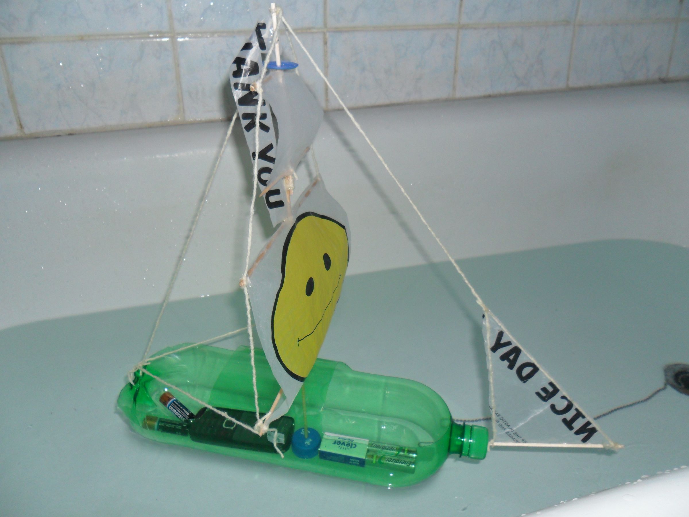 Bottle Sailboat