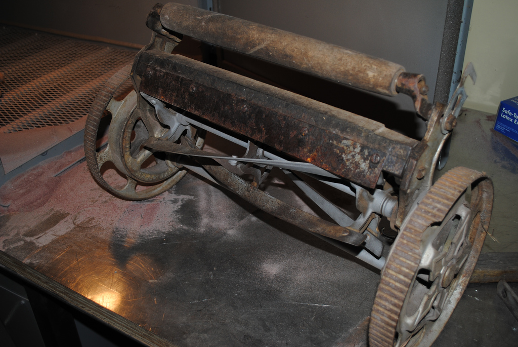 Restoring an Old Lawnmower, From TechShop