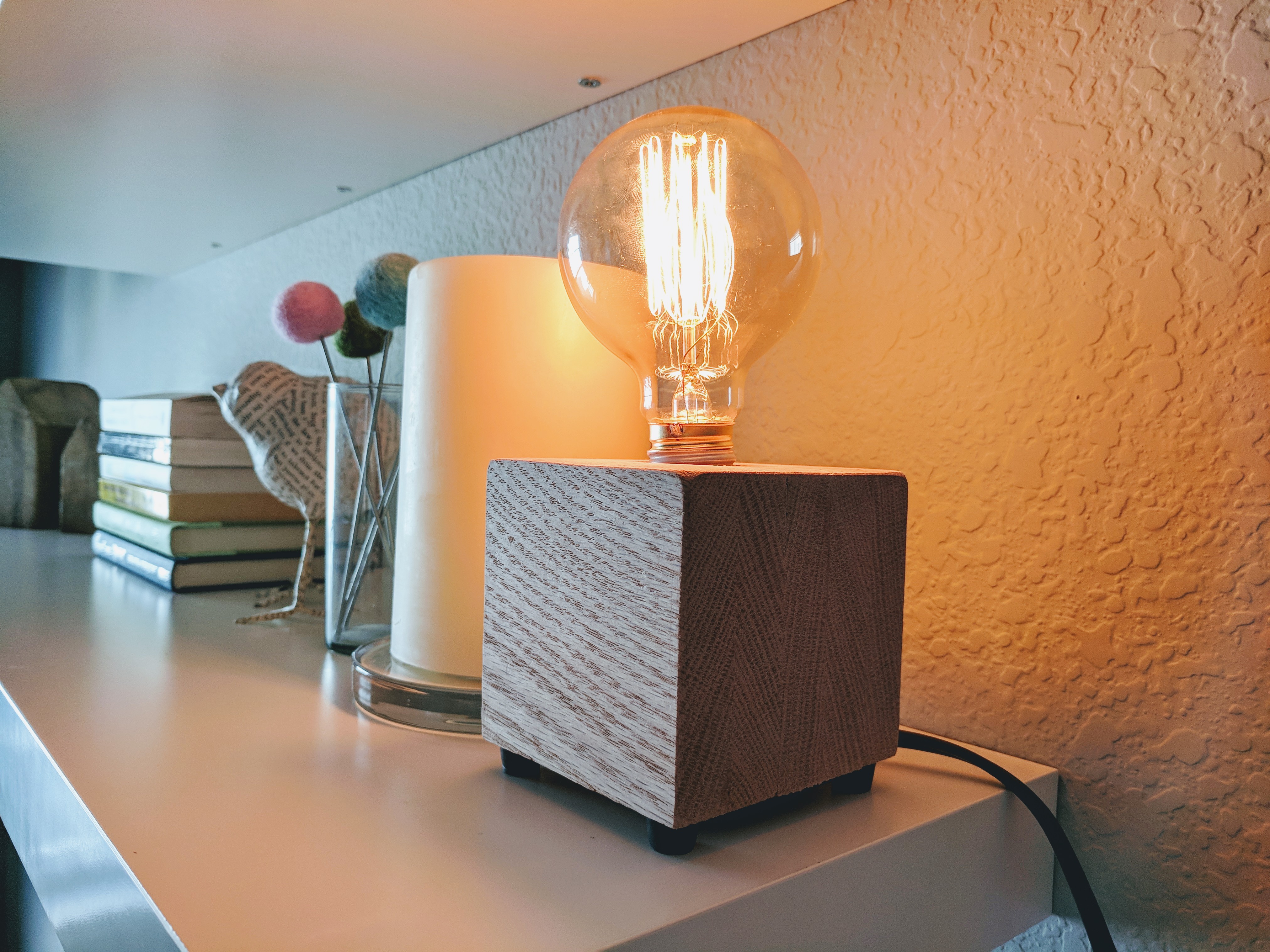 DIY Wood Block Lamp 6 Steps (with Pictures) Instructables