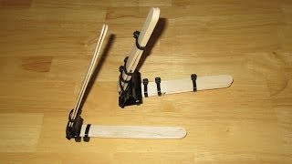 How to Make a POWERFUL Binder Clip Mini Catapult That Can Shoot Up to 100 Feet