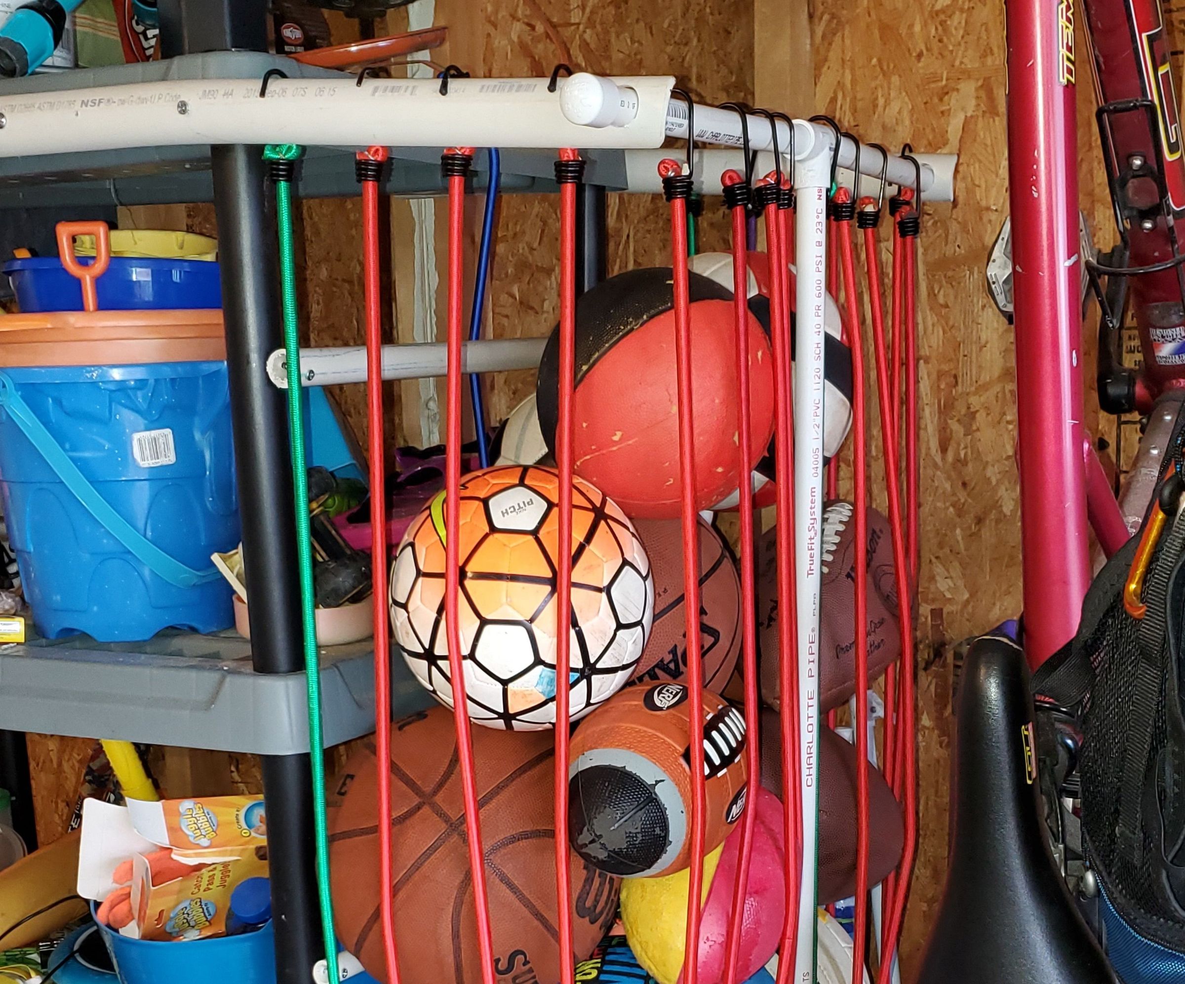 Space Saving Ball Storage