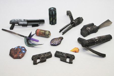 Unreal Beta Weapons Papercraft