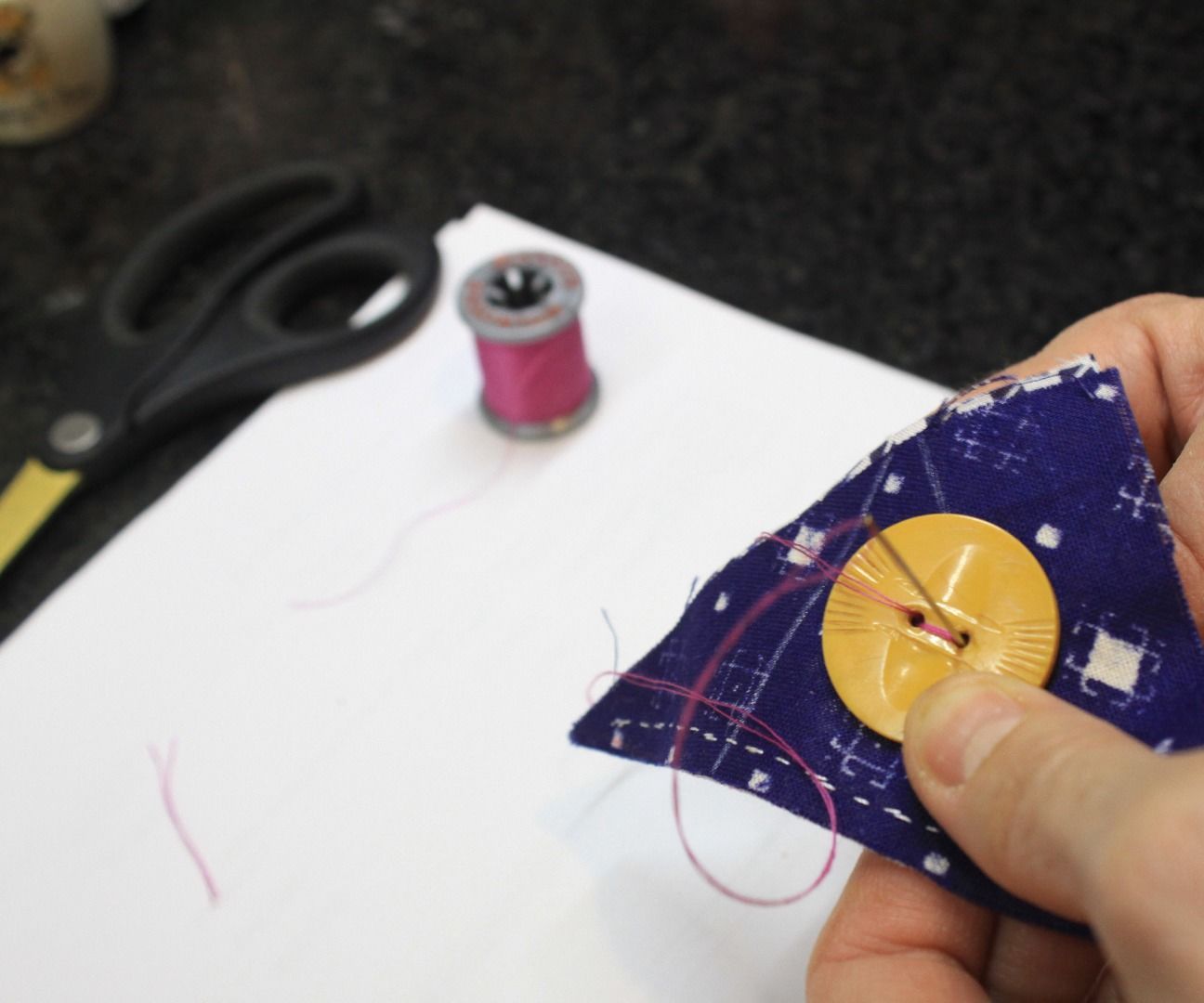 How to Sew on a Button