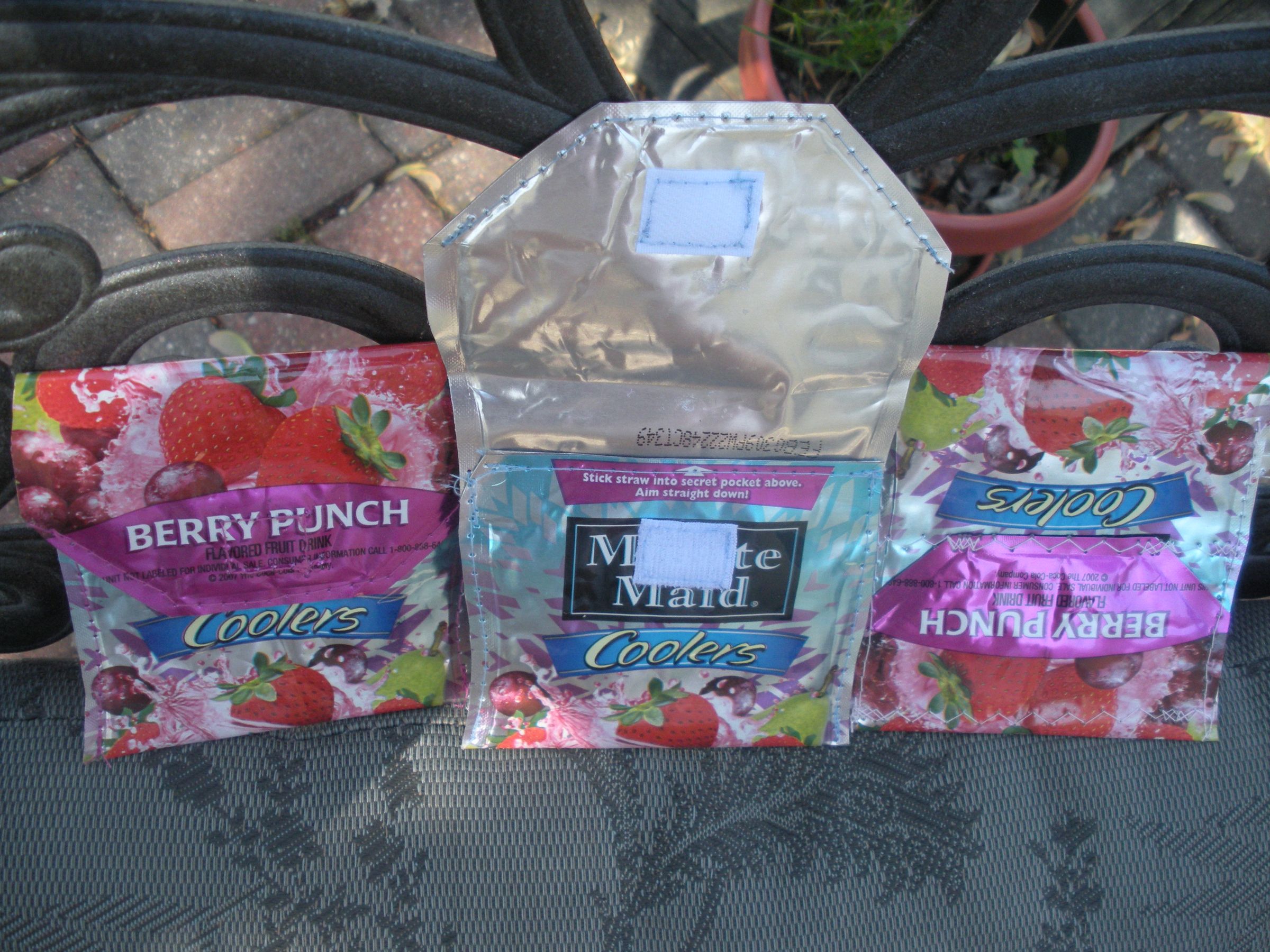 Recycled Juice Pouch Wallet (Change Pouch/Gift Card Holder).