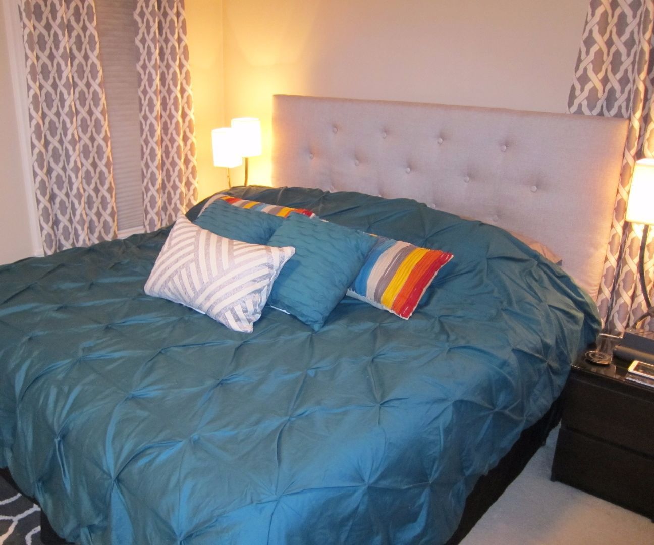 DIY Budget Friendly Designer Headboard 