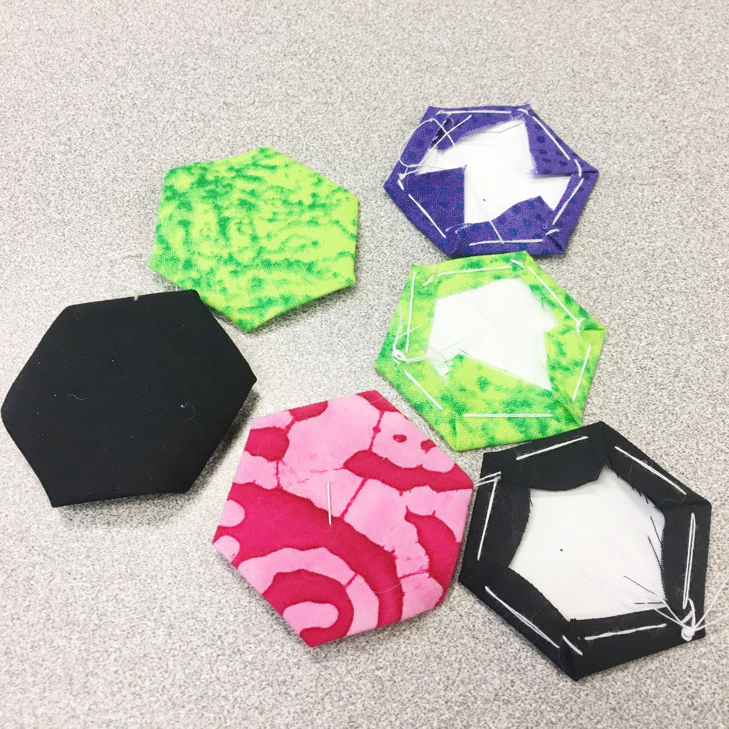 Hand Sewing Hexagons 6 Steps (with Pictures) Instructables