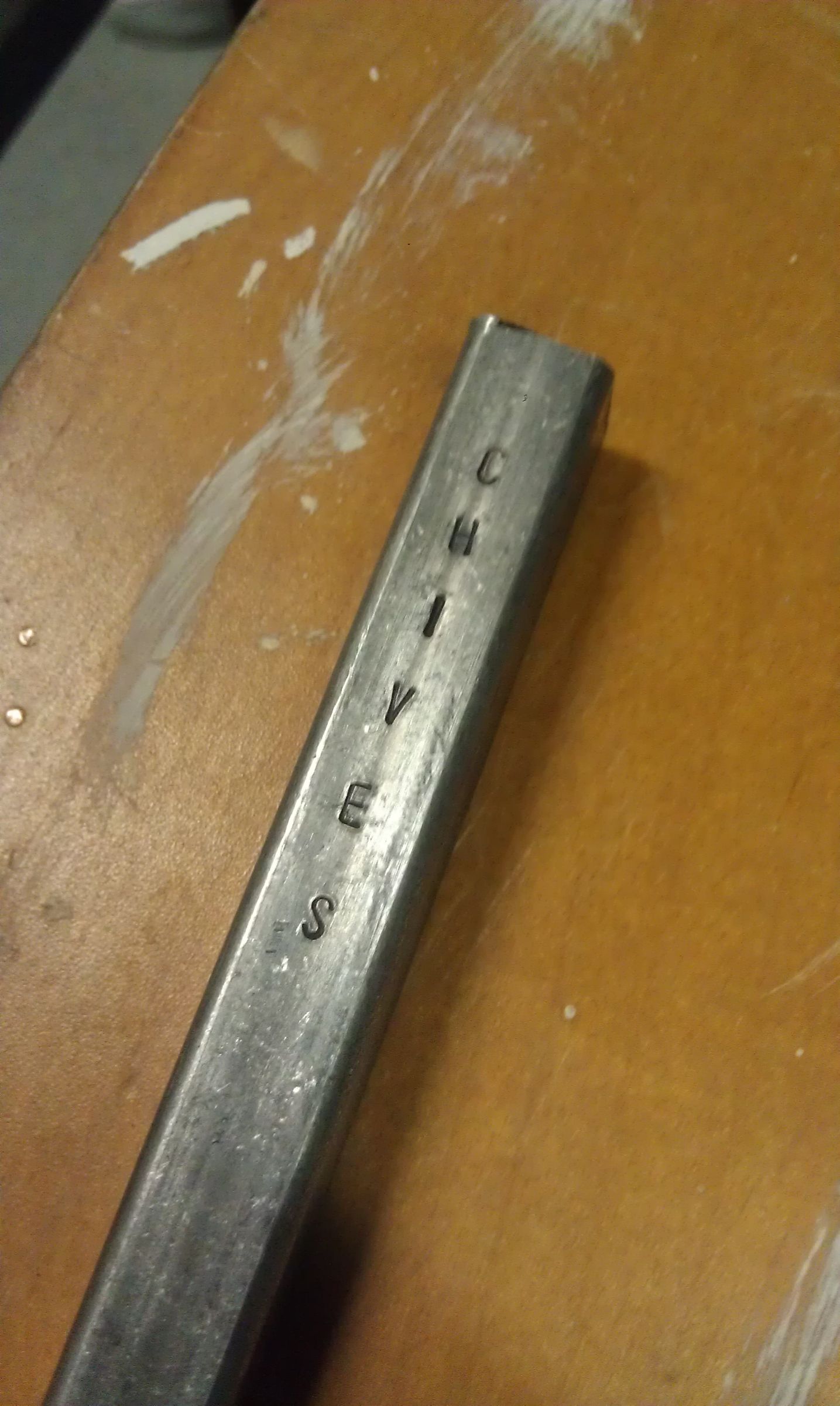 DIY Stamped Metal Garden Markers