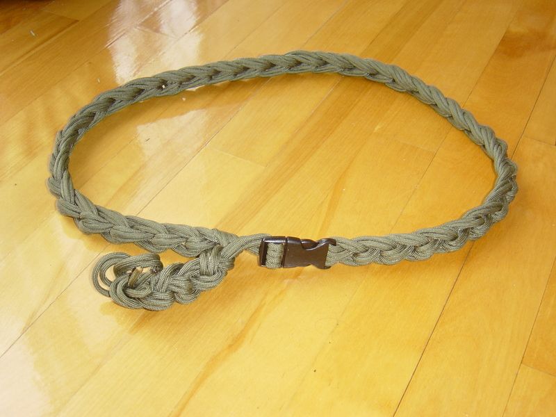 65 Feet of Paracord Belt Ready in 1 Minute