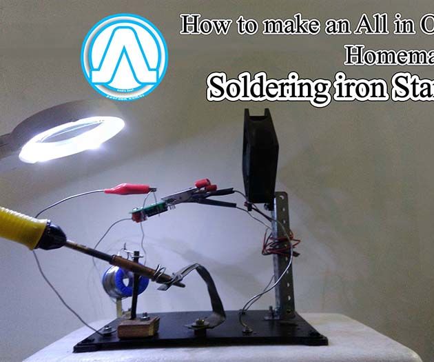 How to Make an All in One Homemade Soldering Stand