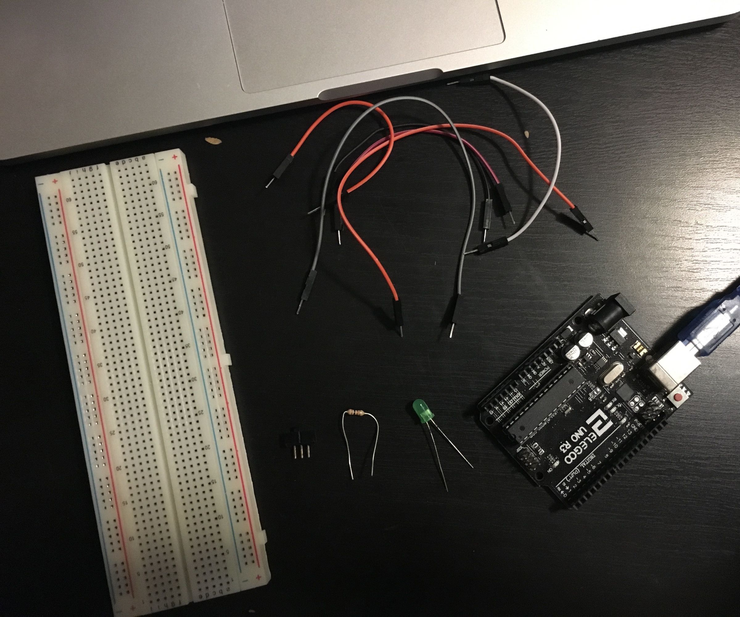 Lighting Up and LED With a Switch in Arduino