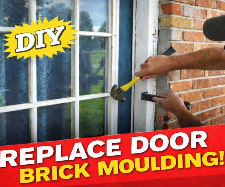How to Replace Brick Mold Around Door