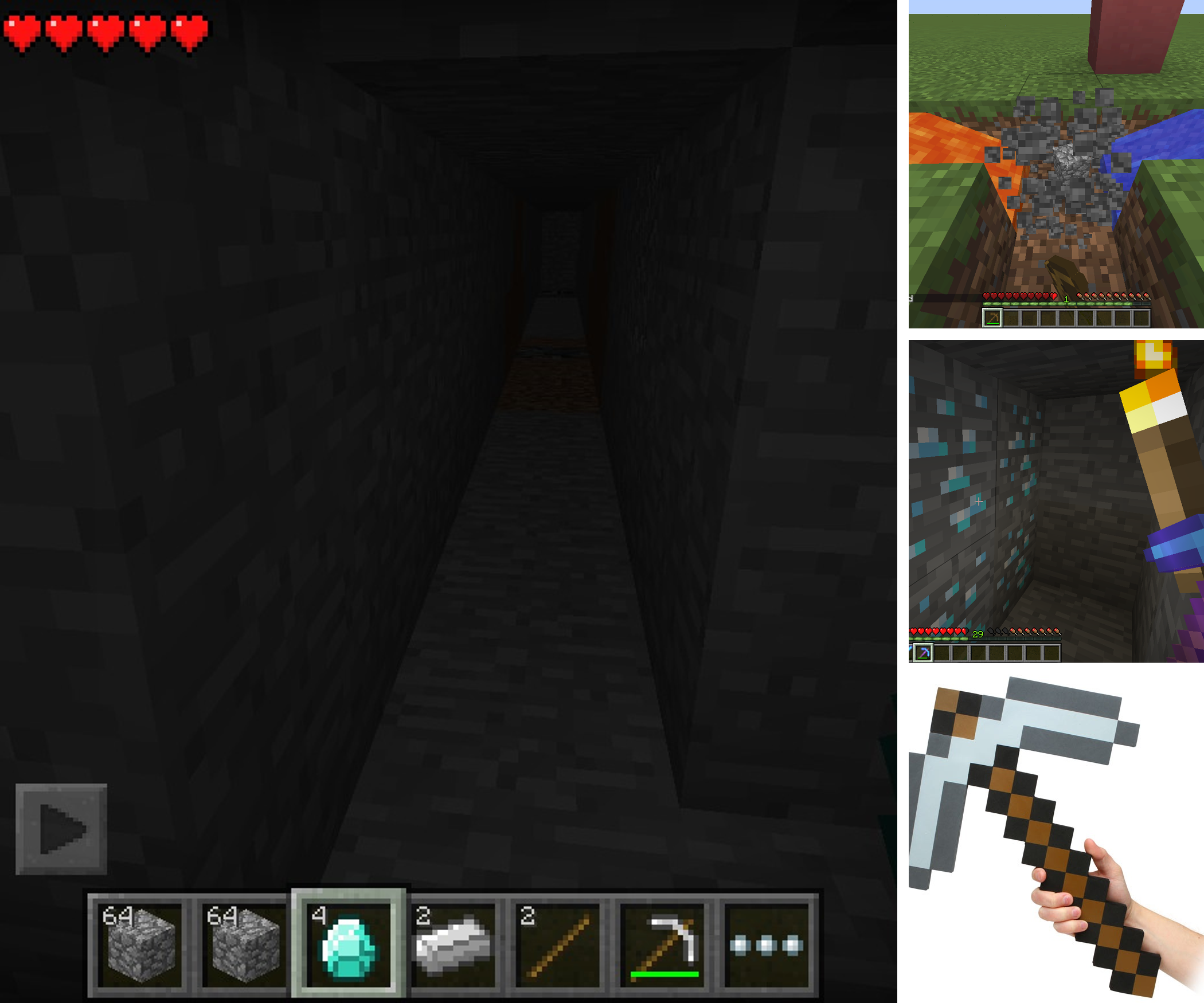 Mining in Minecraft